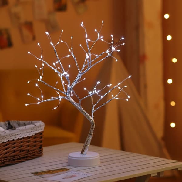 LED TRÆ Dekorative LYKKE FERIE Lys DEKORATION til FERIE XXL