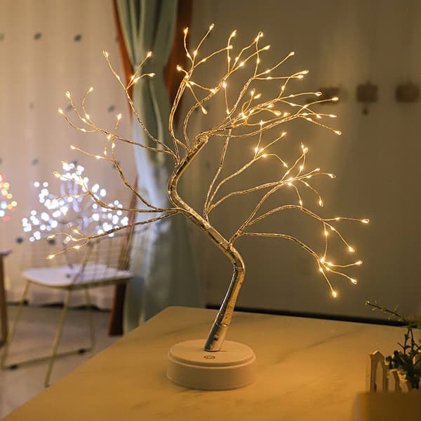 LED TRÆ Dekorative LYKKE FERIE Lys DEKORATION til FERIE XXL