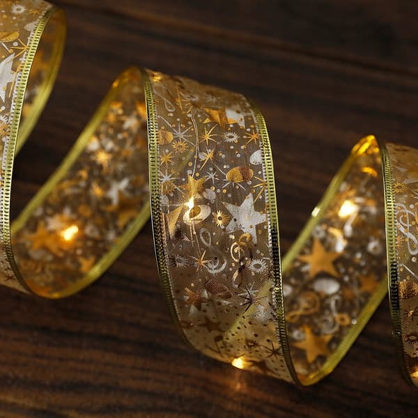 LED-STRIP JULETRÆSLAMPER PYNT BÅND 4m 40LED