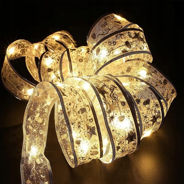 LED-STRIP JULETRÆSLAMPER PYNT BÅND 4m 40LED