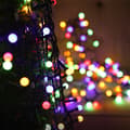 Miniatyrbillede 3 af 11: JULETRÆSLYSER UDENDØRS HAVE 250 LED 5M FARVERIGE DEKORATIVE KUGLER