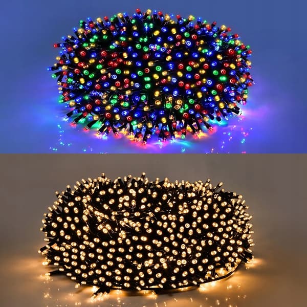 JULGRANSLJUS FÖR UTOMHUS/INOMHUS 100 LED 10M FÄRGGLADD DEKORATIV