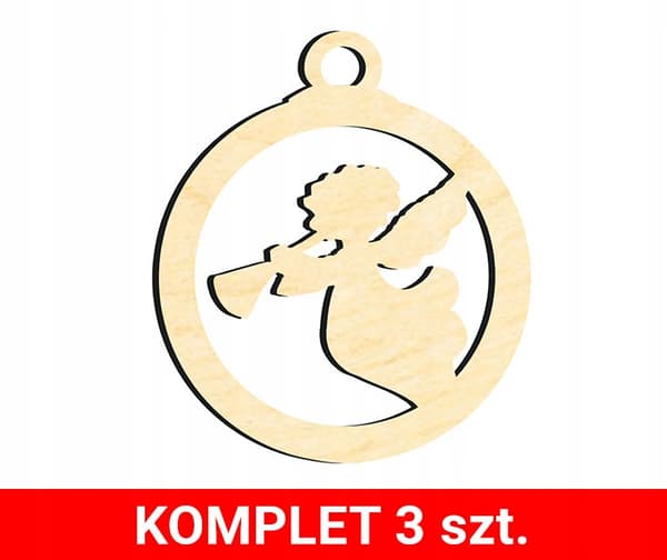 JULGRANSDEKORATIONER, TRÄ, Z63, 3 st.