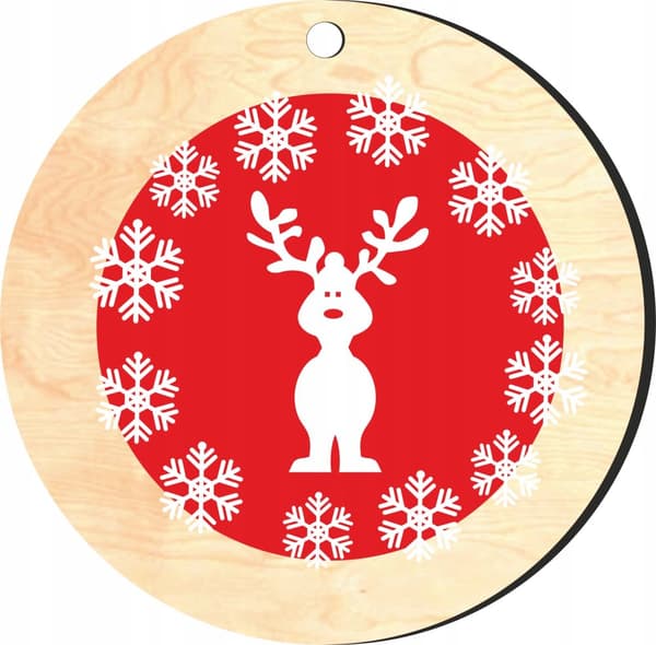JULGRANSDEKORATIONER I TRÄ D14