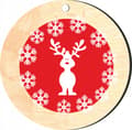 Miniatyrbild 1 av 2: JULGRANSDEKORATIONER I TRÄ D14