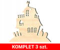 Pikkukuva 2 / 3: HALLOWEEN-koristeriipus puinen H13 3 kpl.