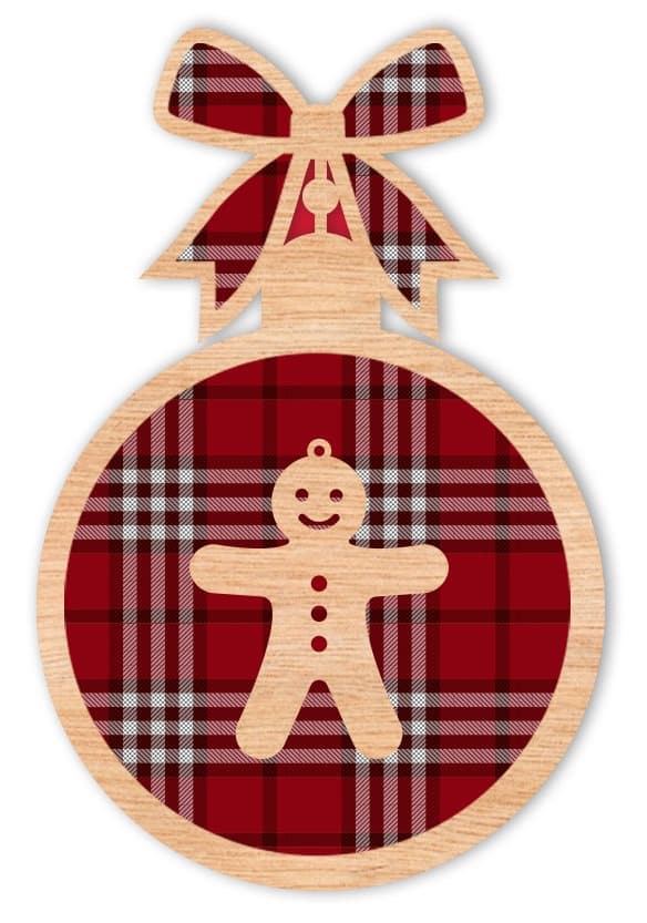 JULGRANSDEKORATIONER I TRÄ D29
