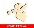 Miniatyrbild 2 av 3: JULGRANSDEKORATIONER, TRÄ, Z21, 3 st.