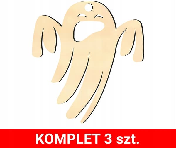 HALLOWEEN-puukoristeriipus H16 3 kpl.