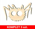 Miniatyrbillede 2 af 3: HALLOWEEN trædekorationsvedhæng H12 3 stk.