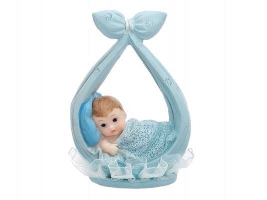 Tårtfigur Pojke i halsduk Babypojke