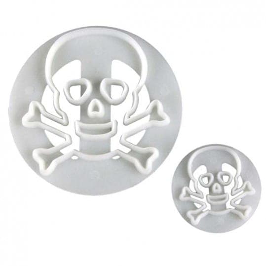 Sukkerpastaudstikkere SKULL 2 stk. forme