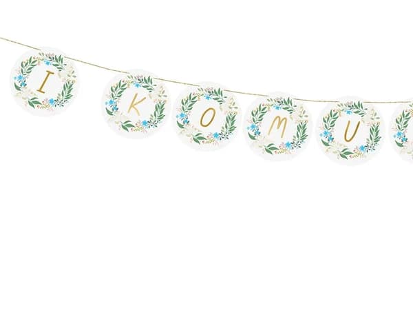 Banderoll Girlang Första Nattvard 200x13cm