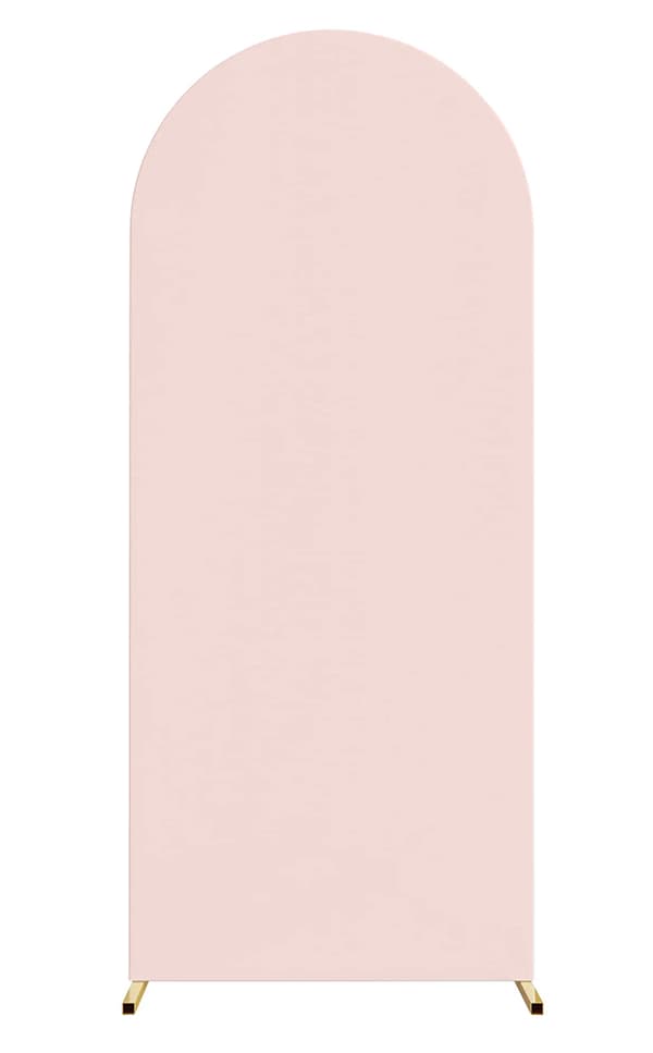 Materialöverdrag för ballongbågsram metallstativ FÖR FOTO 1x2m ROSA