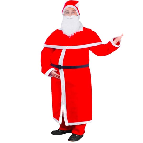 Tomtedräkt med mantel julkostym set