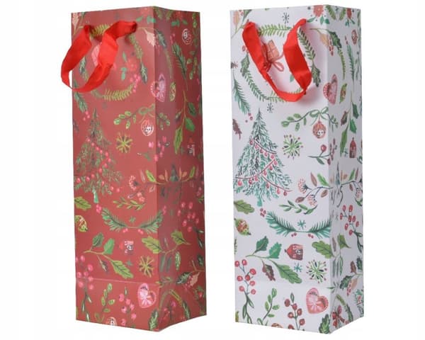 Julegavepose af papir 36x12 cm