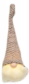 Miniatyrbild 3 av 4: Glödande jultomtefigur 26 cm