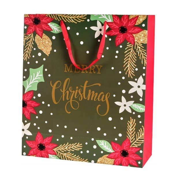 Julklappspåse 32x26 cm blandade mönster