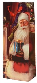 Miniatyrbild 2 av 2: Julflaskpåse med jultomten 36x12 cm