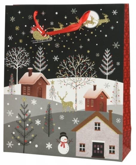 Mönster för julklappspåse 32 cm