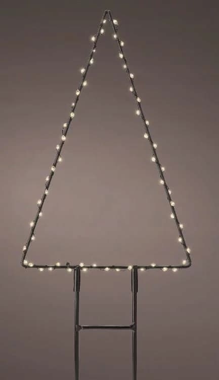 Metal LED juletræ udendørs 77 cm