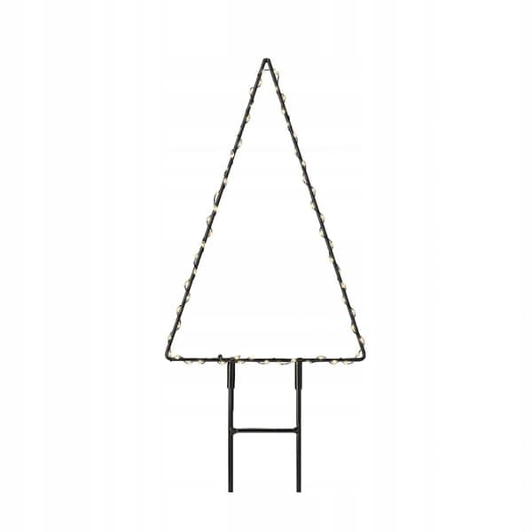 Metal LED juletræ udendørs 77 cm