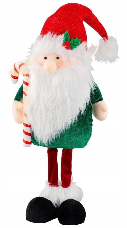 Julefigur af nisse med hat rød 75 cm