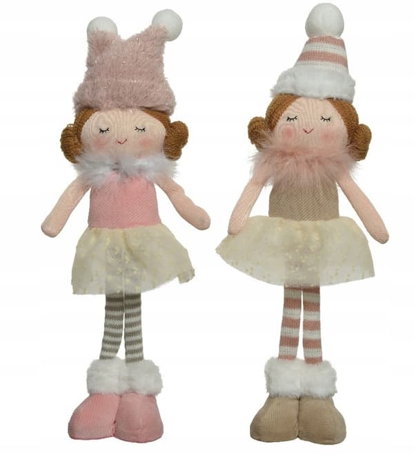Julefigur stående pige 43 cm
