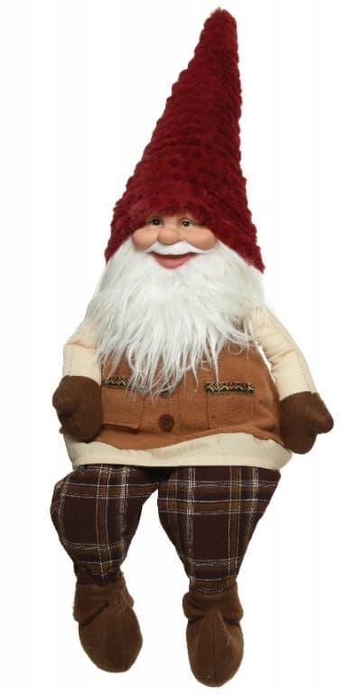 Julefigur af nisse med hat 75 cm