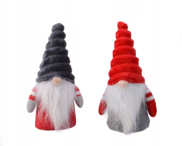 Jultomte i hatt julfigur 20 cm