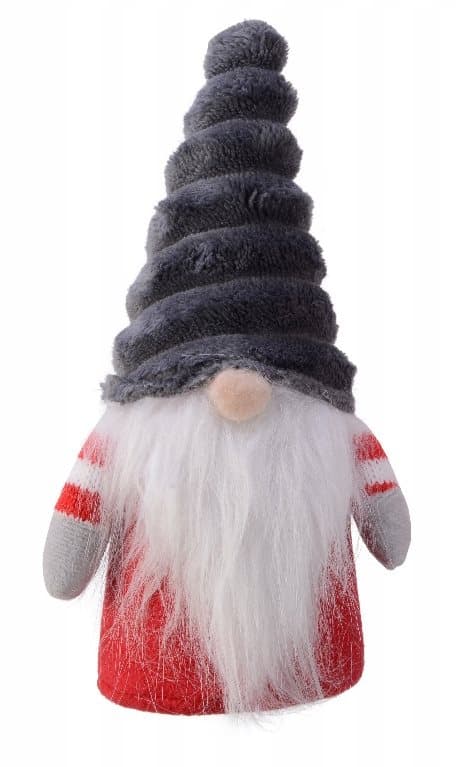 Jultomte i hatt julfigur 20 cm