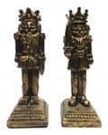 Miniatyrbillede 1 af 2: Jule Nøddeknækker Figur 22 cm Guld