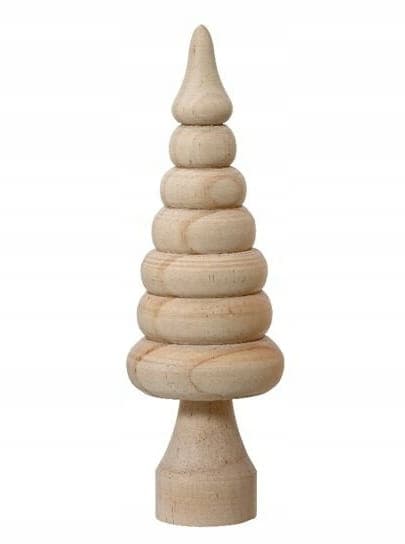 Træfigur formet som et juletræ 15 cm Minimalistisk jul