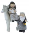 Miniatyrbillede 1 af 3: Julekrybbefigur til hjemmet 12,5x10,5x6,5 cm 1 stk.