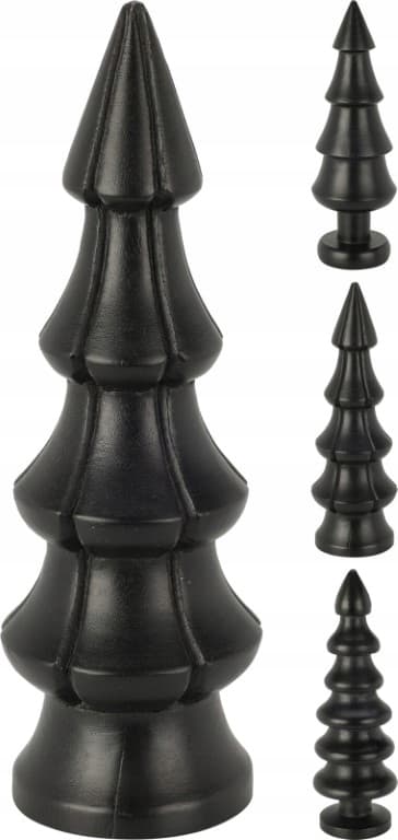 Juletræsfigur, træ, sort, 24 cm, 1 stk.