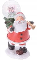 Miniatyrbillede 2 af 2: Julevandsnekugle julemanden 13 cm