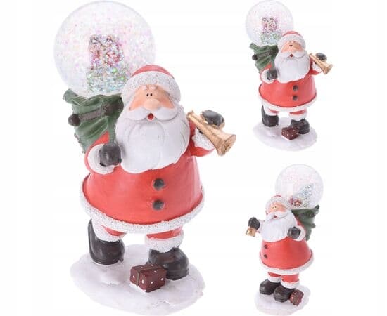 Julevandsnekugle julemanden 13 cm