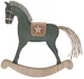 Miniatyrbillede 3 af 4: Julefigur hest dekorativ 22 cm
