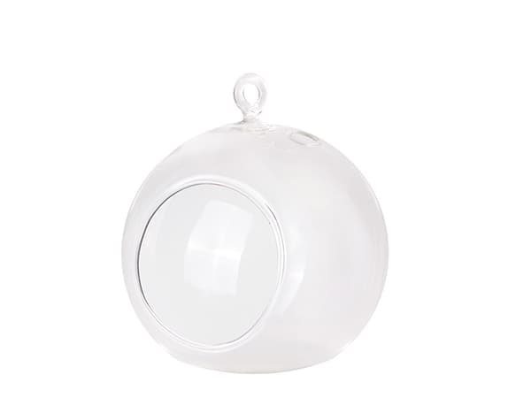 Glaskugler - lysestager, 10 cm (1 pakke / 4 stk.)