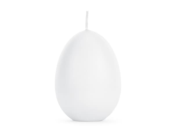 Munakynttilä, valkoinen, 10 cm (1 pakkaus / 6 kpl)