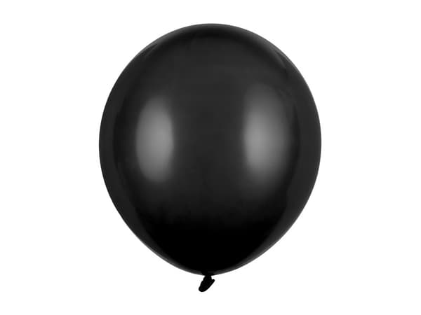 Starka ballonger 43 cm, pastellsvarta (1 förpackning / 25 st.)