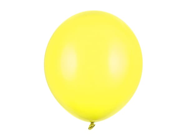 Stærke balloner 43 cm, pastelfarvet citronskal (1 pakke / 25 stk.)