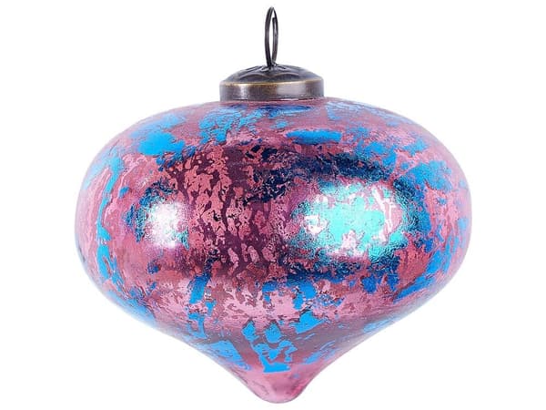 Set med 6 rosa ASTRALE glaskulor Lumarko!