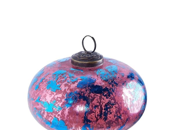 Set med 6 rosa ASTRALE glaskulor Lumarko!