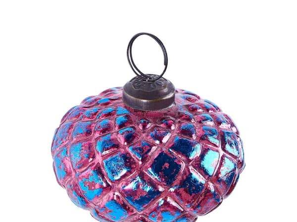 Set med 6 rosa ASTRALE glaskulor Lumarko!