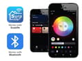 Miniatyrbillede 5 af 10: Smart LED farvet lyskæde 2 m med SAARLOQ Lumarko app!