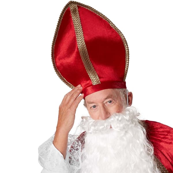 St. Nikolaus-sæt mørkerødt