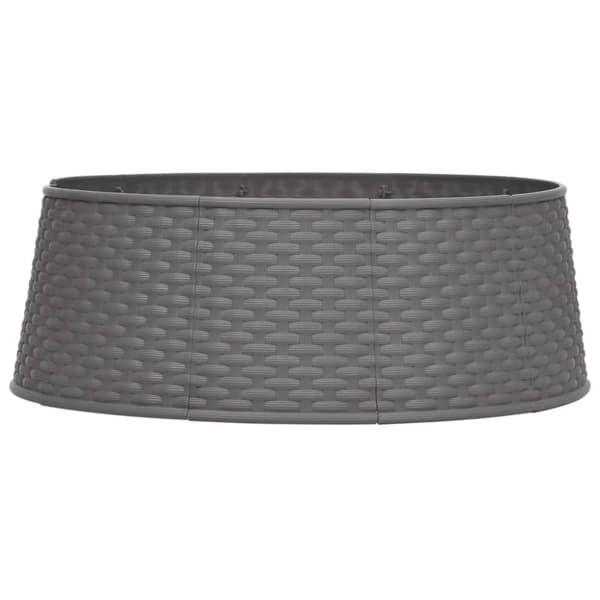 vidaXL skjuler til juletræsfod Ø54x19,5 cm brun -  Juletræstæpper