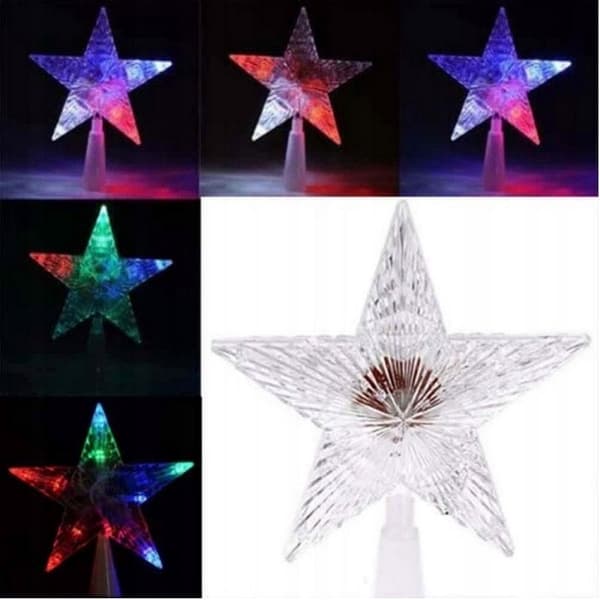 LED STAR TOP joulukuusen yläosa joulukuusen valot