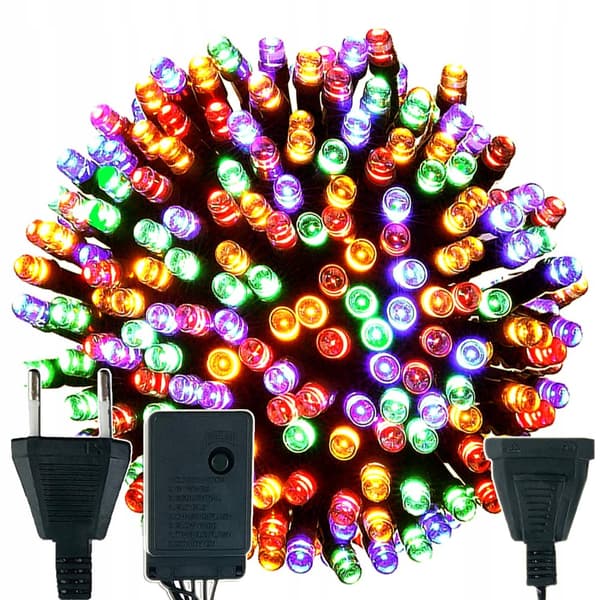 500 LED JOULUKUUSEN VALOJÄRJESTÖ joulukuuselle JOULUKUUSI ULKO-/SISÄLLÄ